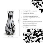 Vaso 83 Multicor Preto e Branco