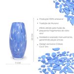 Vaso Oliva P Cacos Azul