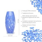 Vaso Oliva G Cacos Azul