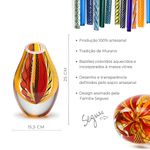 Gota Baixa Hippie Vermelha, Laranja e Amarela