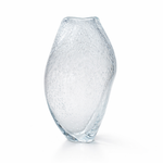 Vaso Alto Roca com bolhas Transparente