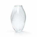 Vaso Alto Roca com bolhas Transparente