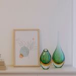 Gota Baixa Bicolor Verde com Âmbar