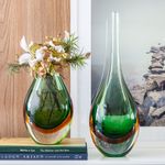 Gota Baixa Bicolor Verde com Âmbar