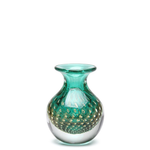 Vaso Mini Médio Tela Verde com Ouro
