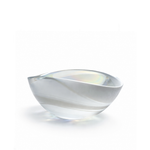 Bowl de Murano Branco Espiral Yalos