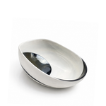 Bowl de Murano Preto Espiral Yalos