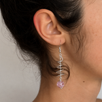 Brinco Espiral Rosa 