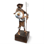 Escultura Sancho Pança em Cobre