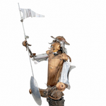 Escultura Dom Quixote em Cobre 