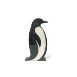Enfeite Pinguim Branco e Preto