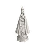 Imagem de Nossa Senhora Aparecida em resina na cor off white