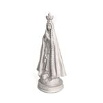 Imagem de Nossa Senhora Aparecida em resina na cor off white