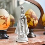 Imagem de Nossa Senhora Aparecida em resina na cor off white