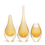 Conjunto 3 Gotas Mini Âmbar com Ouro