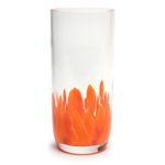 Copo Longo Multicor Laranja Leitoso Colorido