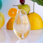 Gota Mini Baixa Transparente com Ouro