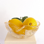 Bowl 1 Tela Transparente Com Ouro