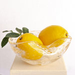 Bowl 1 Tela Transparente Com Ouro