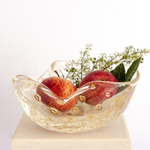 Bowl 2 Tela Transparente Com Ouro