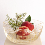 Bowl 2 Tela Transparente Com Ouro