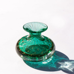 Vaso Mini Baixo Tela Verde com Ouro