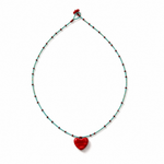 Colar Coração Vermelho