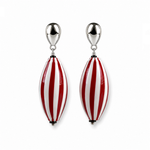 Brinco Cadence Vermelho e Branco