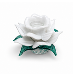 Castiçal Flor Branca