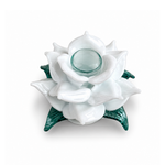 Castiçal Flor Branca