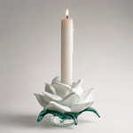Castiçal Flor Branca