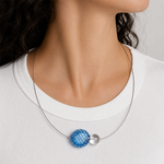 Colar Aura Trama Azul
