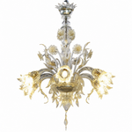 Lustre de Murano com Flores