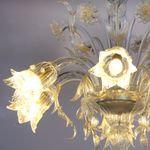 Lustre de Murano com Flores