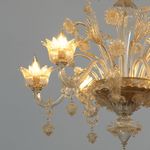 Lustre de Murano Âmbar Translúcido