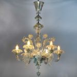 Lustre de Murano Cinza Translúcido