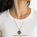 Pingente de Murano Dourado G 23mm