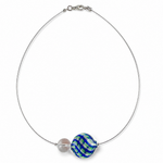 Colar Aura Trama Azul e Verde