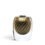 Vasinho Quadrado 3 Tela Preto com Ouro