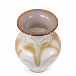 Vaso Leitoso com Aplicações Interna Âmbar