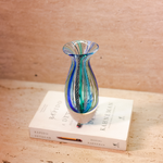 Vaso Mini Alto Hippie Azul e Verde
