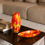 Bowl Canoa Multicor Amarelo, Laranja e Coral 