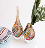 Conjunto com Par de Gotas Alta e Baixa e Centro Gota Diagonal Hippie Torcido