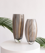 Par de Vasos 54 e 55 MS Fenício Branco Leitoso