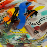Centro de Mesa Hippie Arte Abstrata 