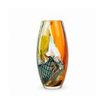 Vaso Oliva P Hippie II Arte Abstrata 