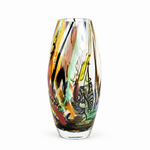 Vaso Oliva G Hippie II Arte Abstrata