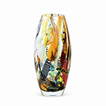 Vaso Oliva G Hippie II Arte Abstrata