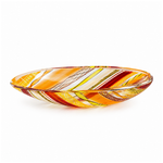 Canoa Pequena Hippie Vermelho, Laranja e Amarelo