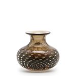 Vaso Mini Baixo Tela Fumê com Ouro